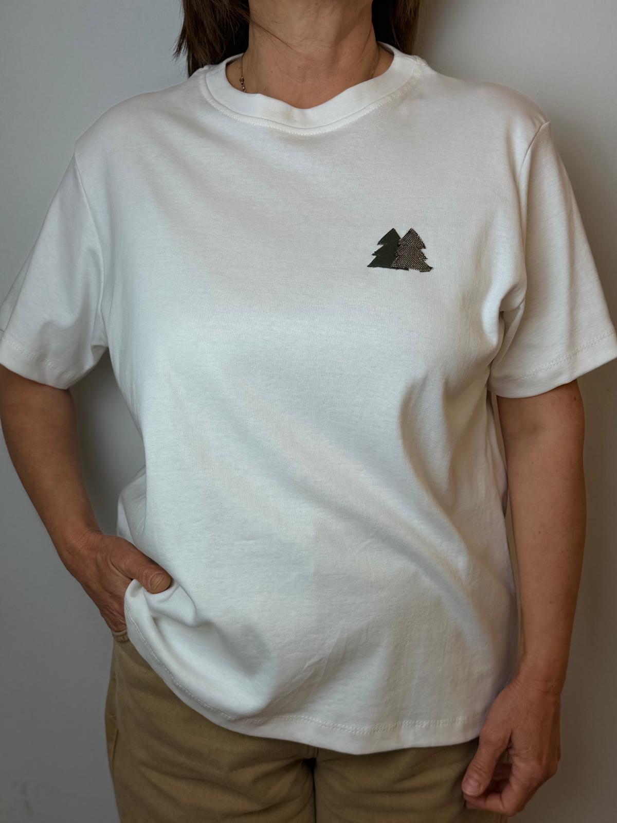 T-shirt Boxy fit Born in the Mountains Donna - immagine 6