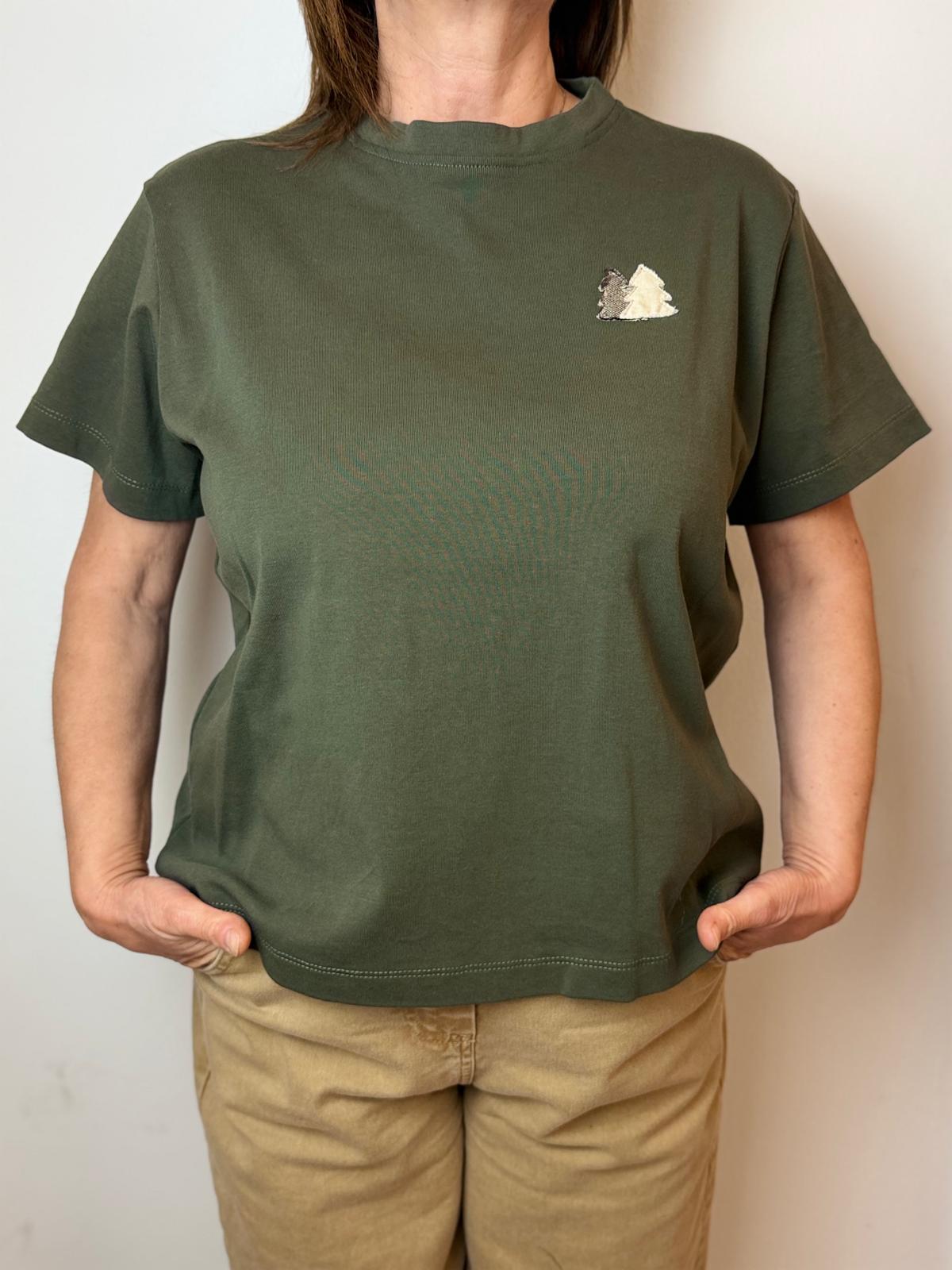T-shirt Boxy fit Born in the Mountains Donna - immagine 7