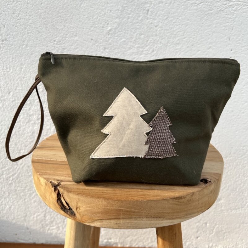Pochette verde pini
