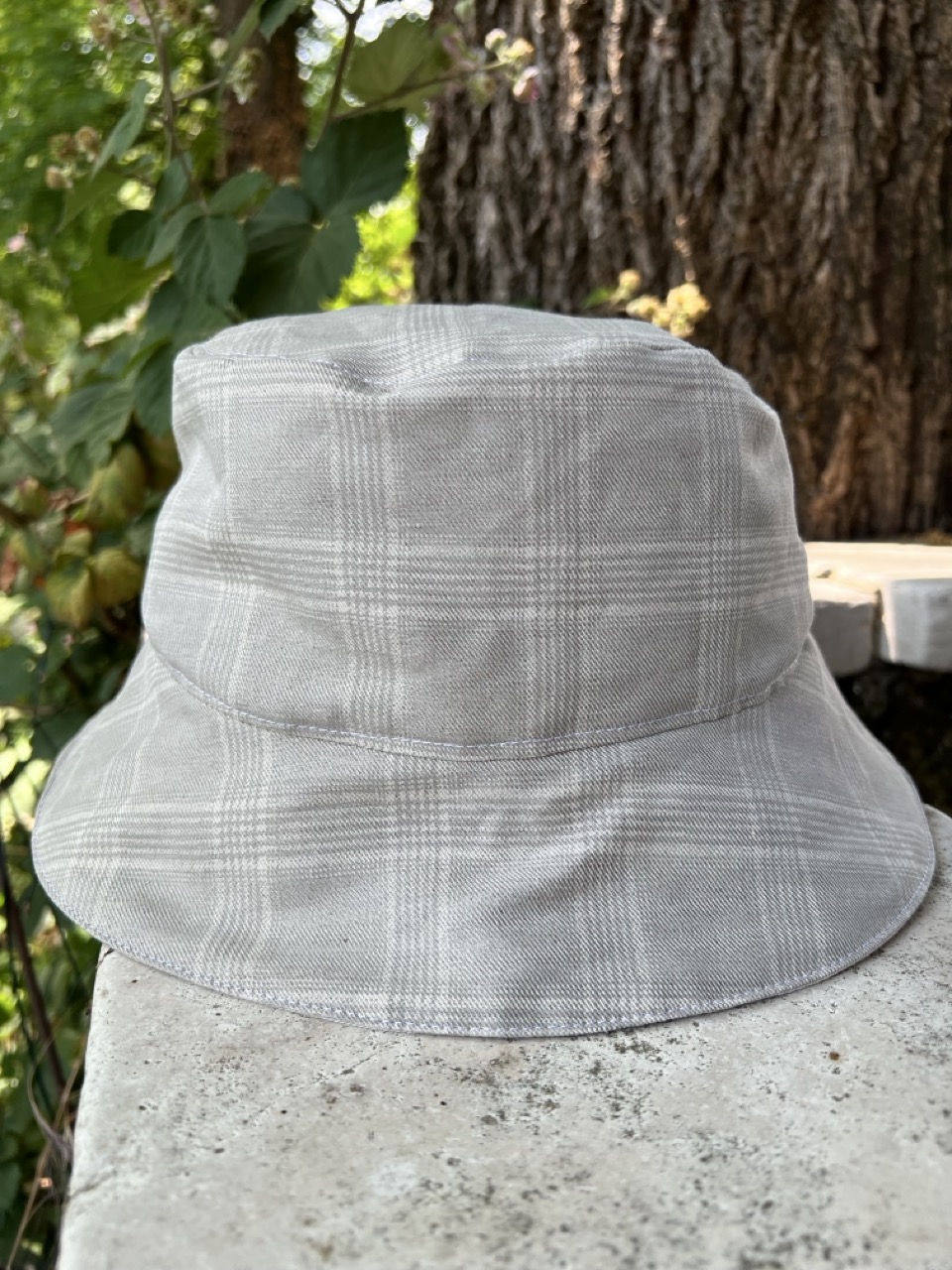 Cappellino Explorer check grigio