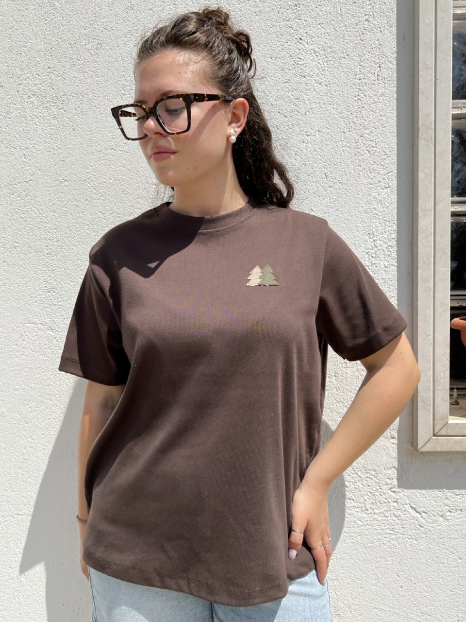 T-shirt Boxy fit Cervo Donna