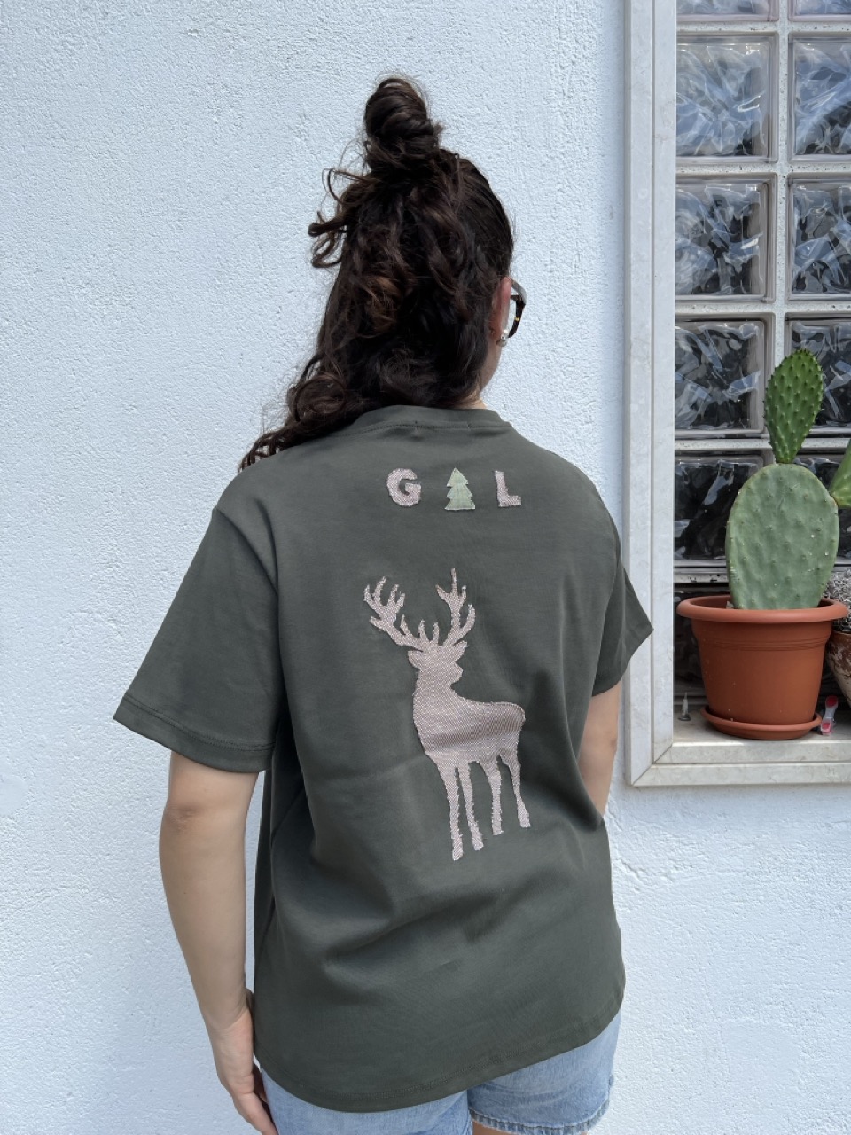 T-shirt Boxy fit Cervo Donna - immagine 3