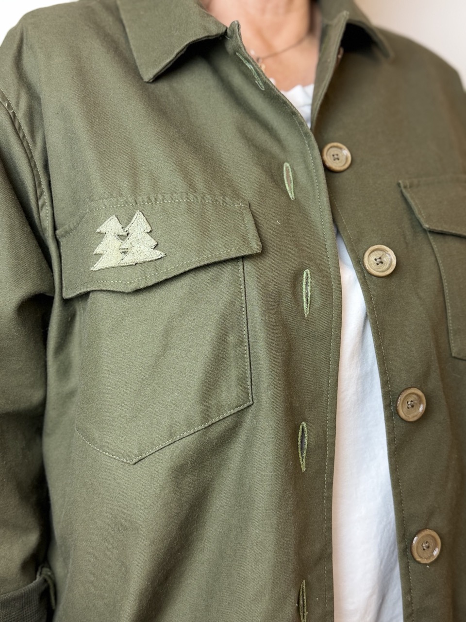 Giacca denim Born in the mountains donna - immagine 3