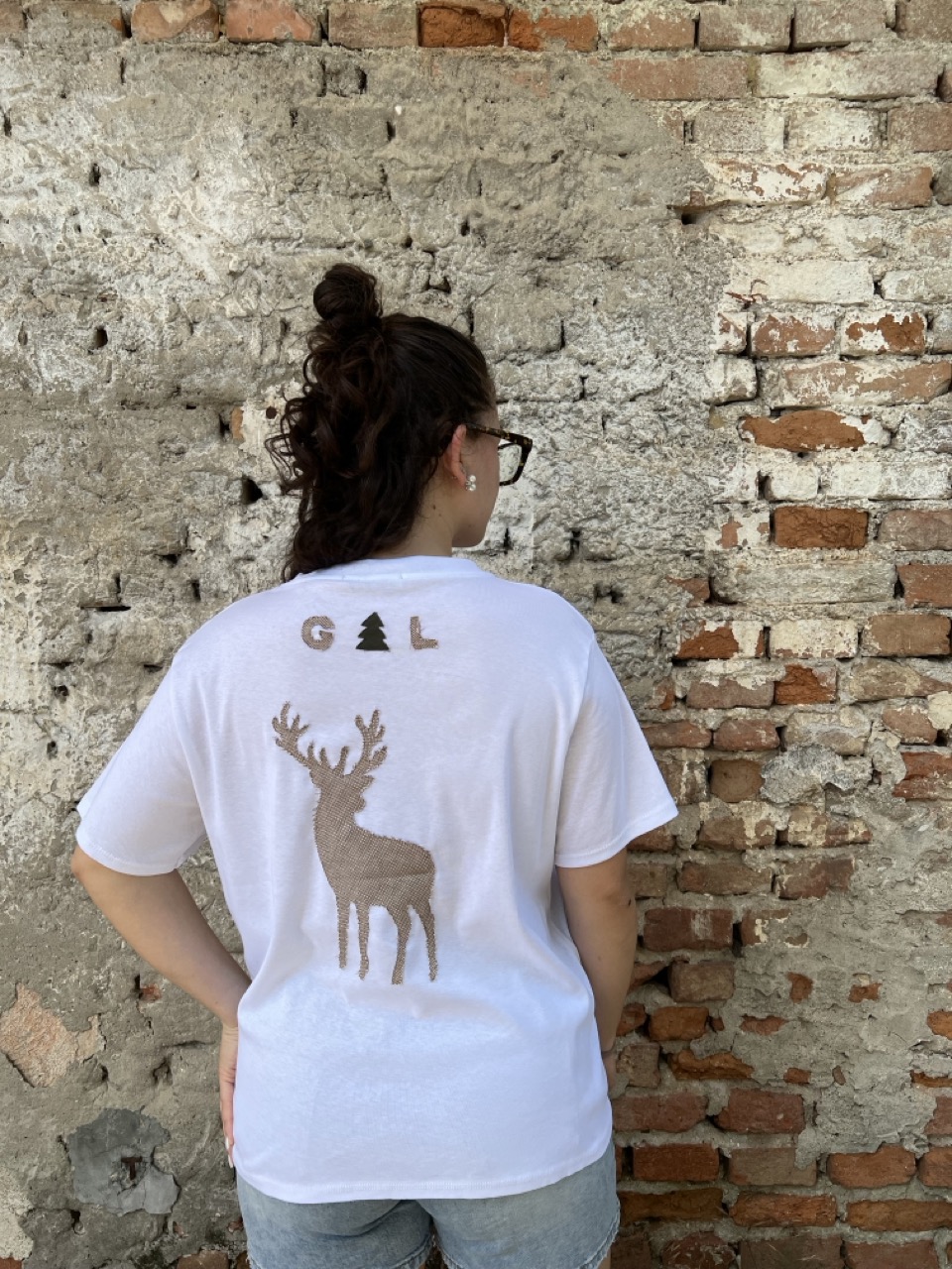 T-shirt Boxy fit Cervo Donna - immagine 5