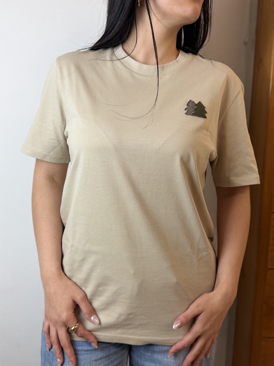 T-Shirt Unisex Born in the Mountains Desert Storm - immagine 2