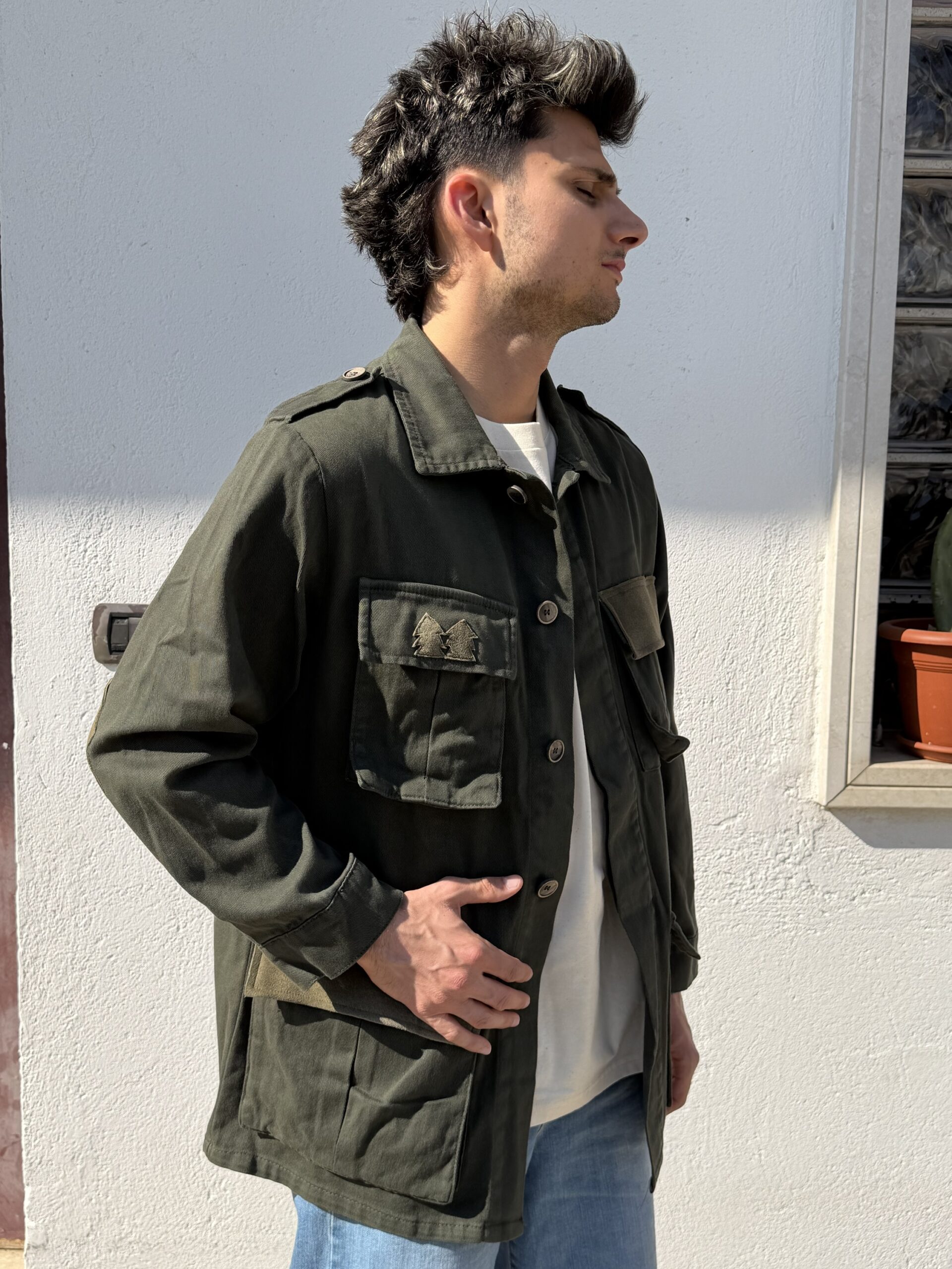 Giacca denim Born in the mountains uomo - immagine 4