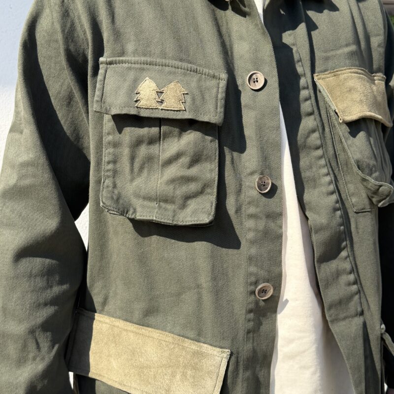 Giacca denim Born in the mountains uomo