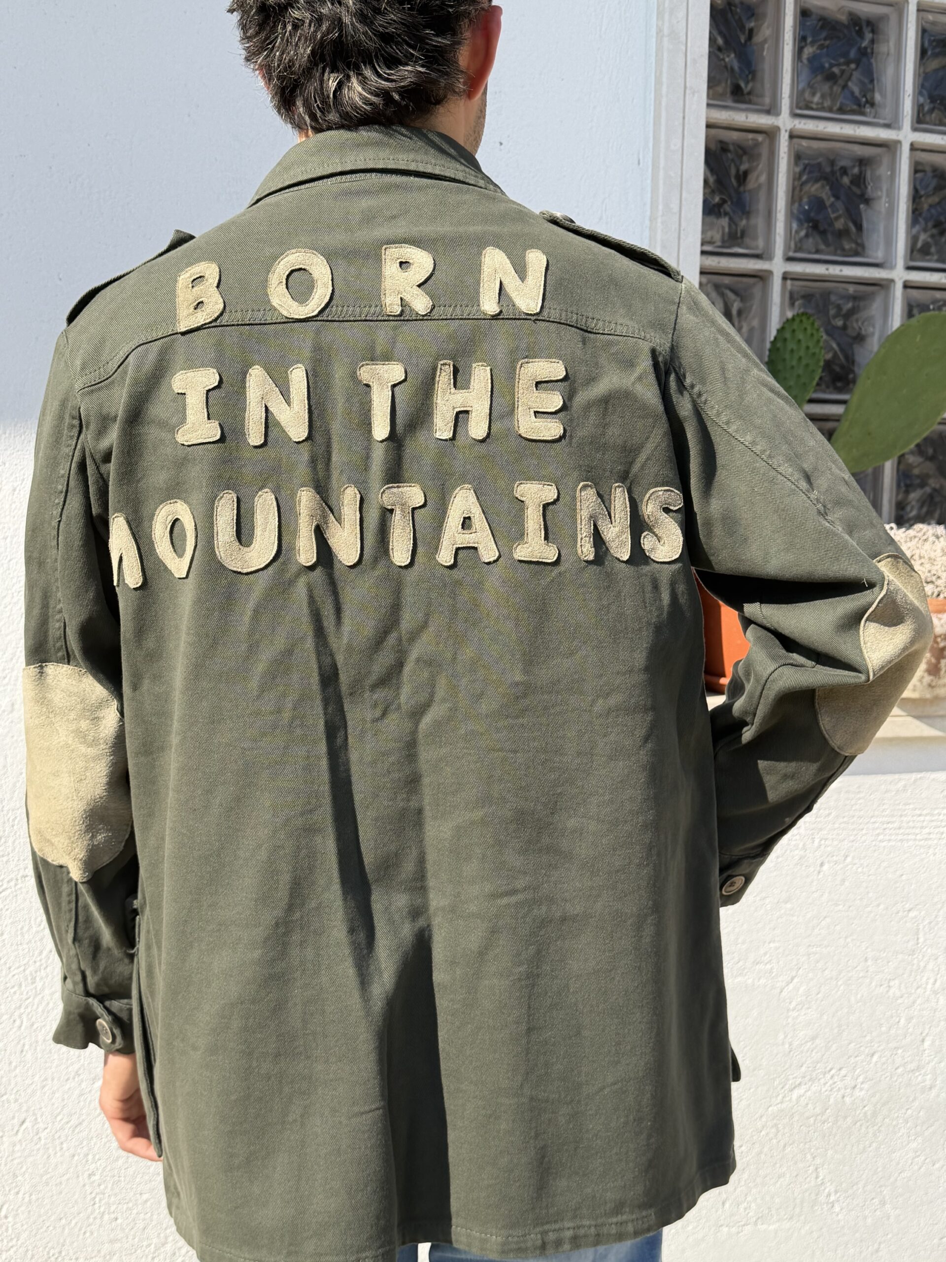 Giacca denim Born in the mountains uomo - immagine 2