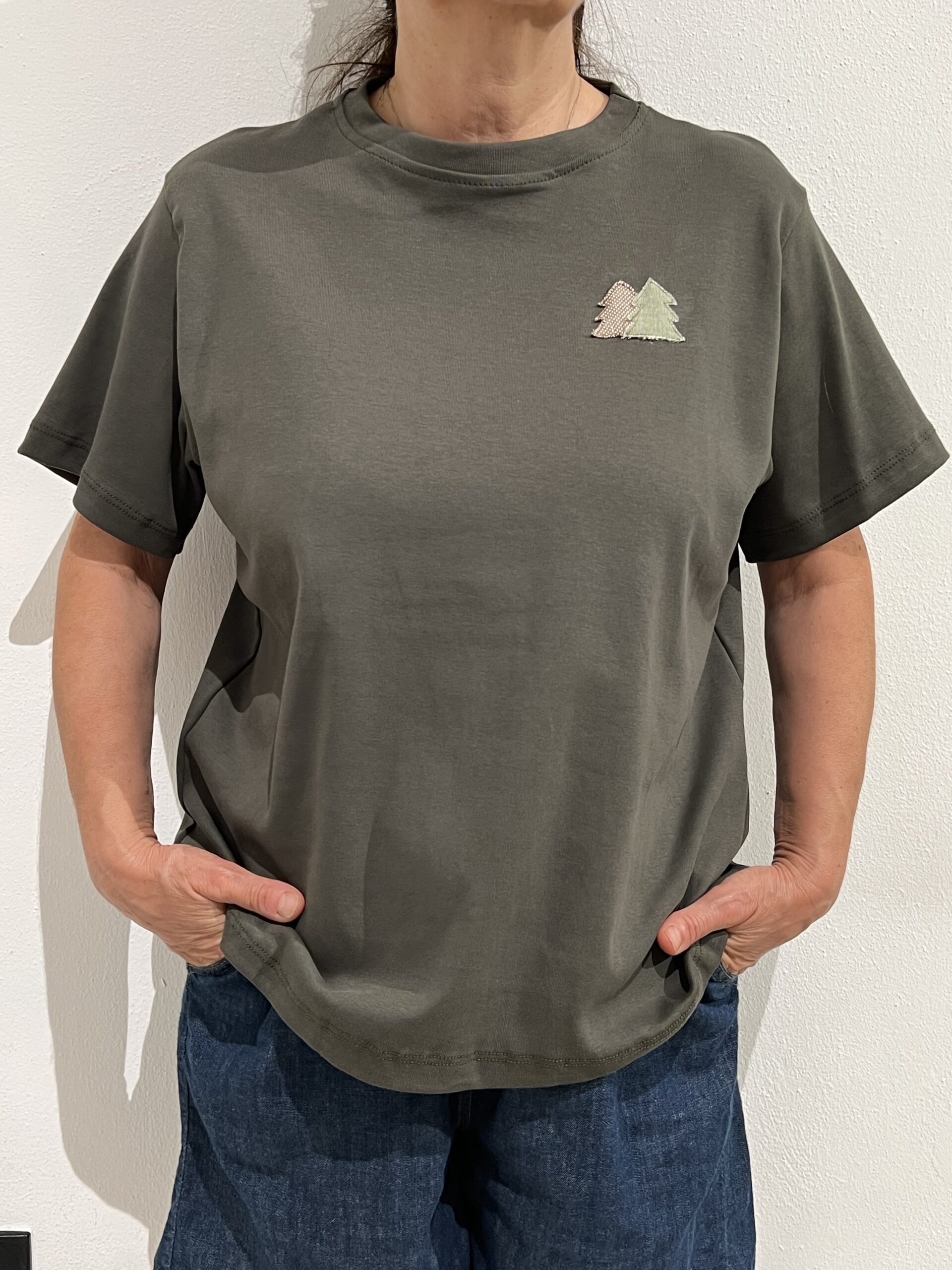 T-shirt boxy fit testa Cervo - immagine 2