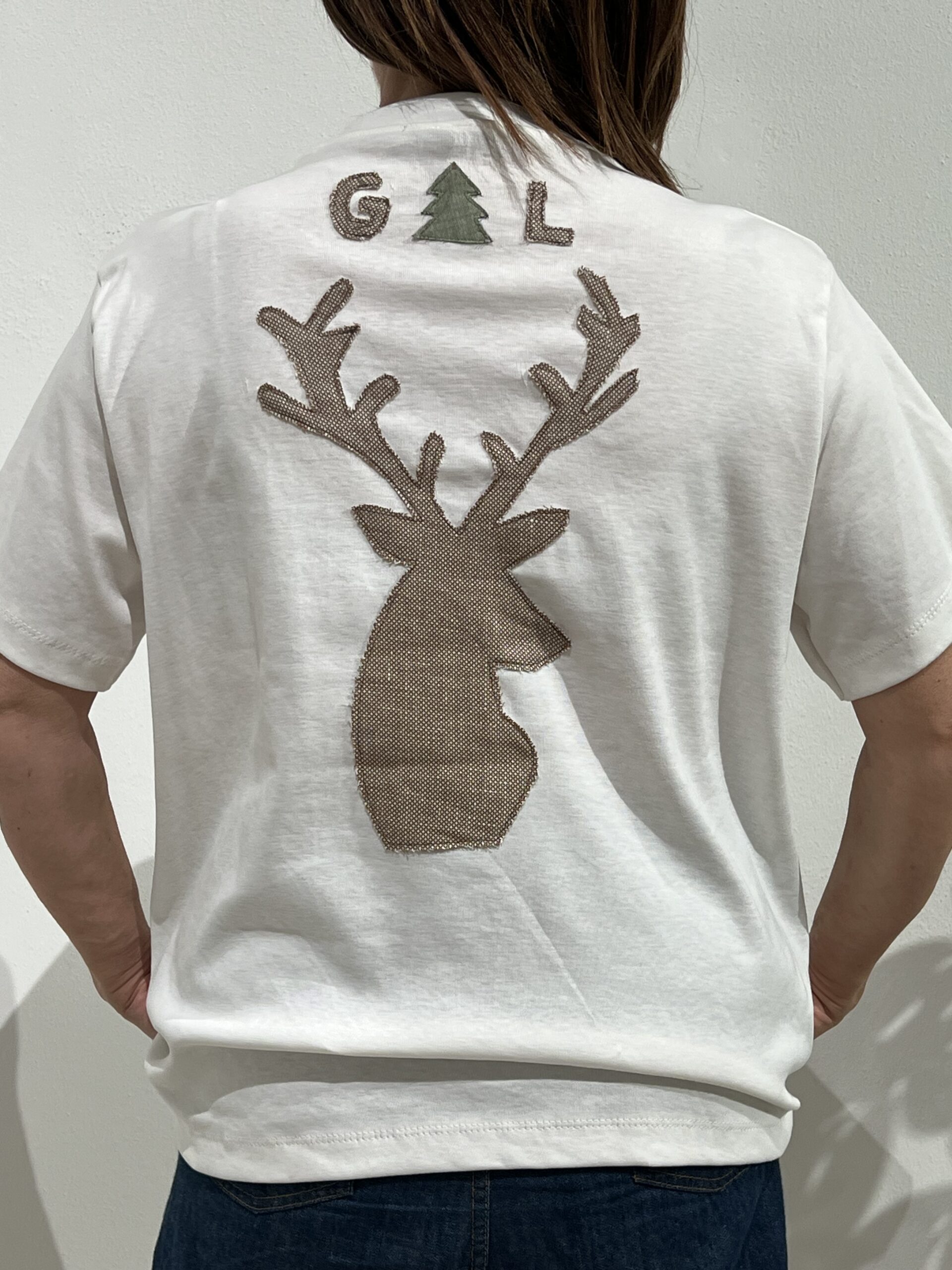 T-shirt boxy fit testa Cervo - immagine 6