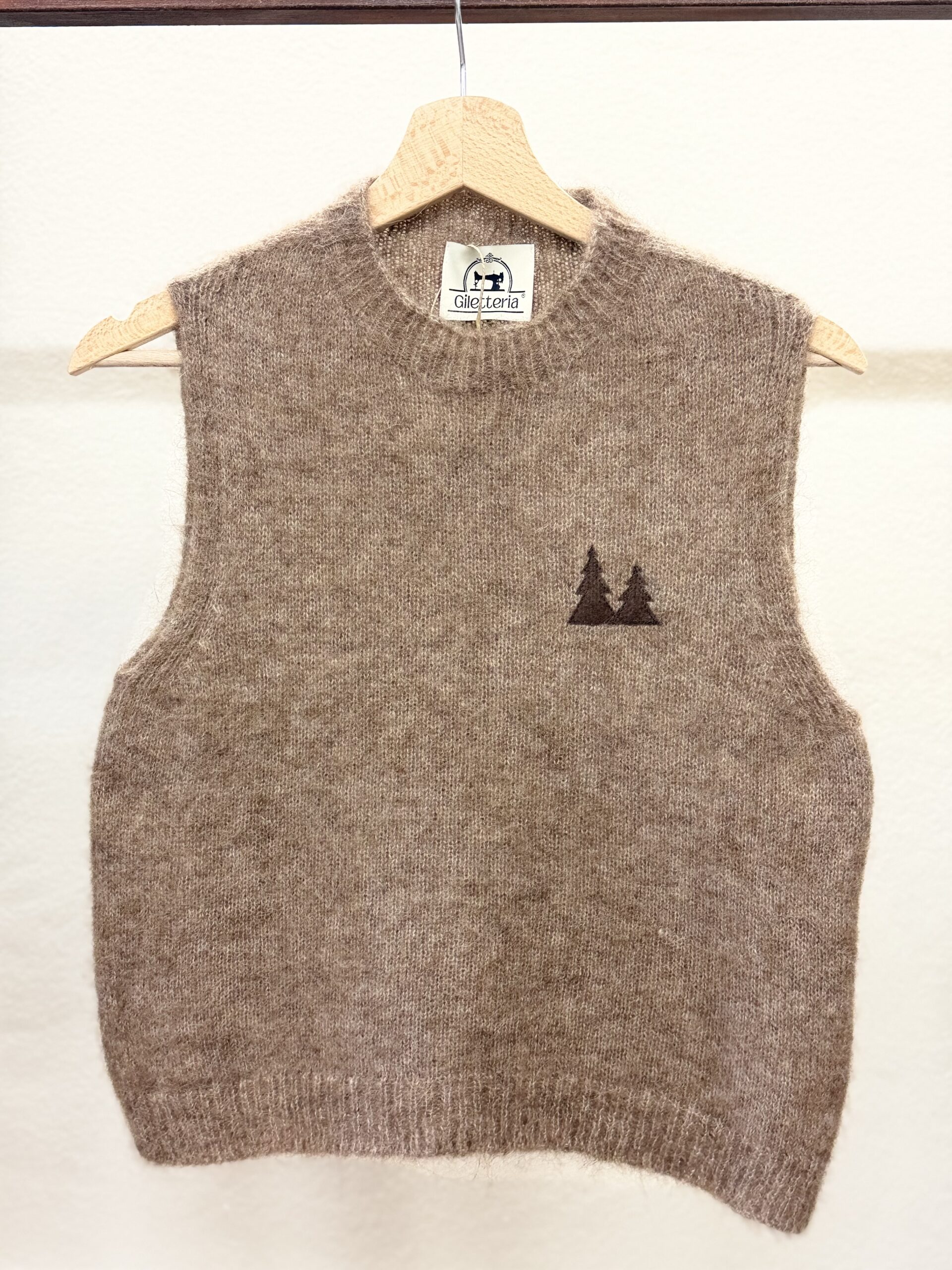 Gilet cloudy nocciola casa - immagine 2