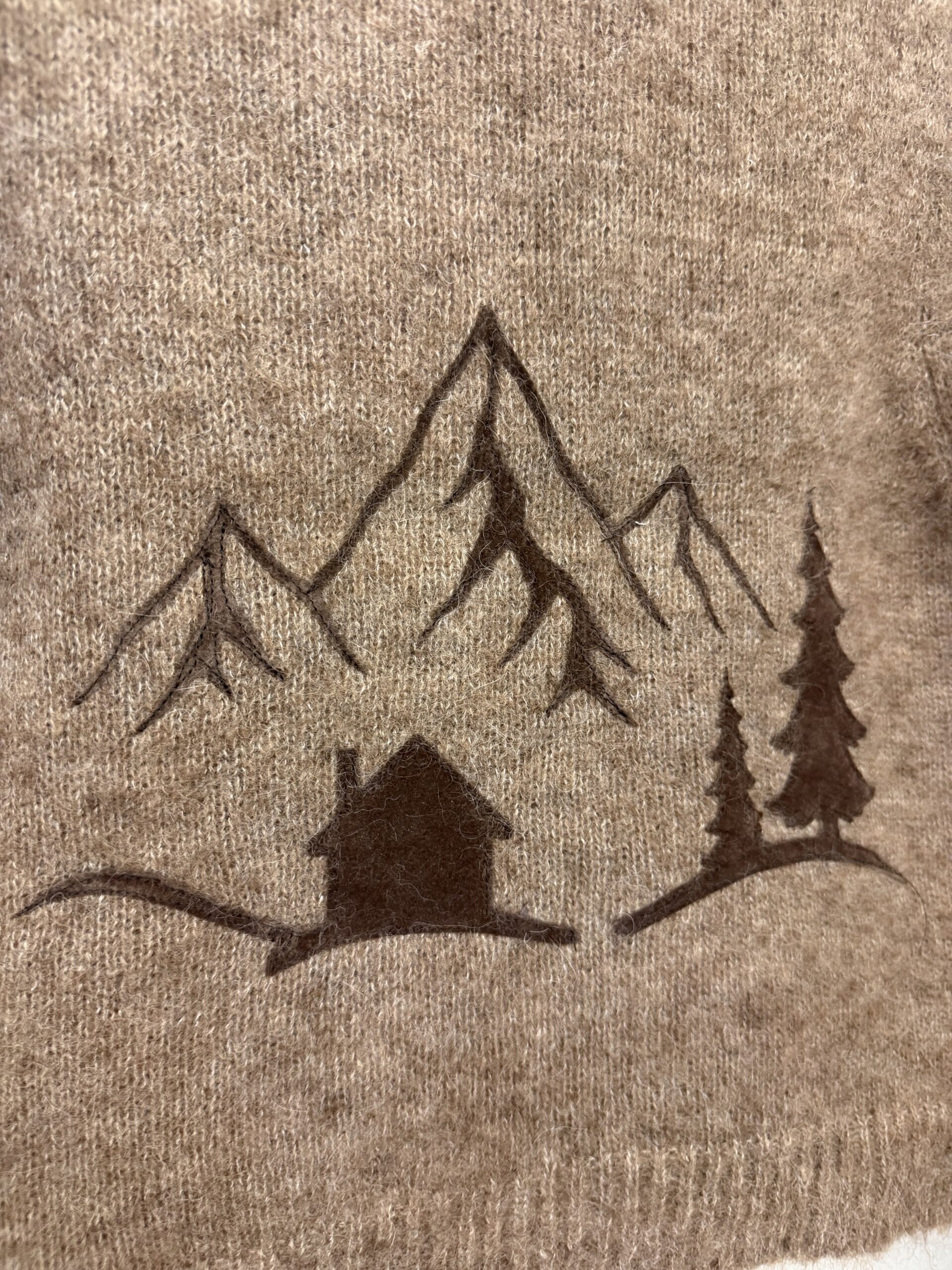 Gilet cloudy nocciola casa - immagine 3