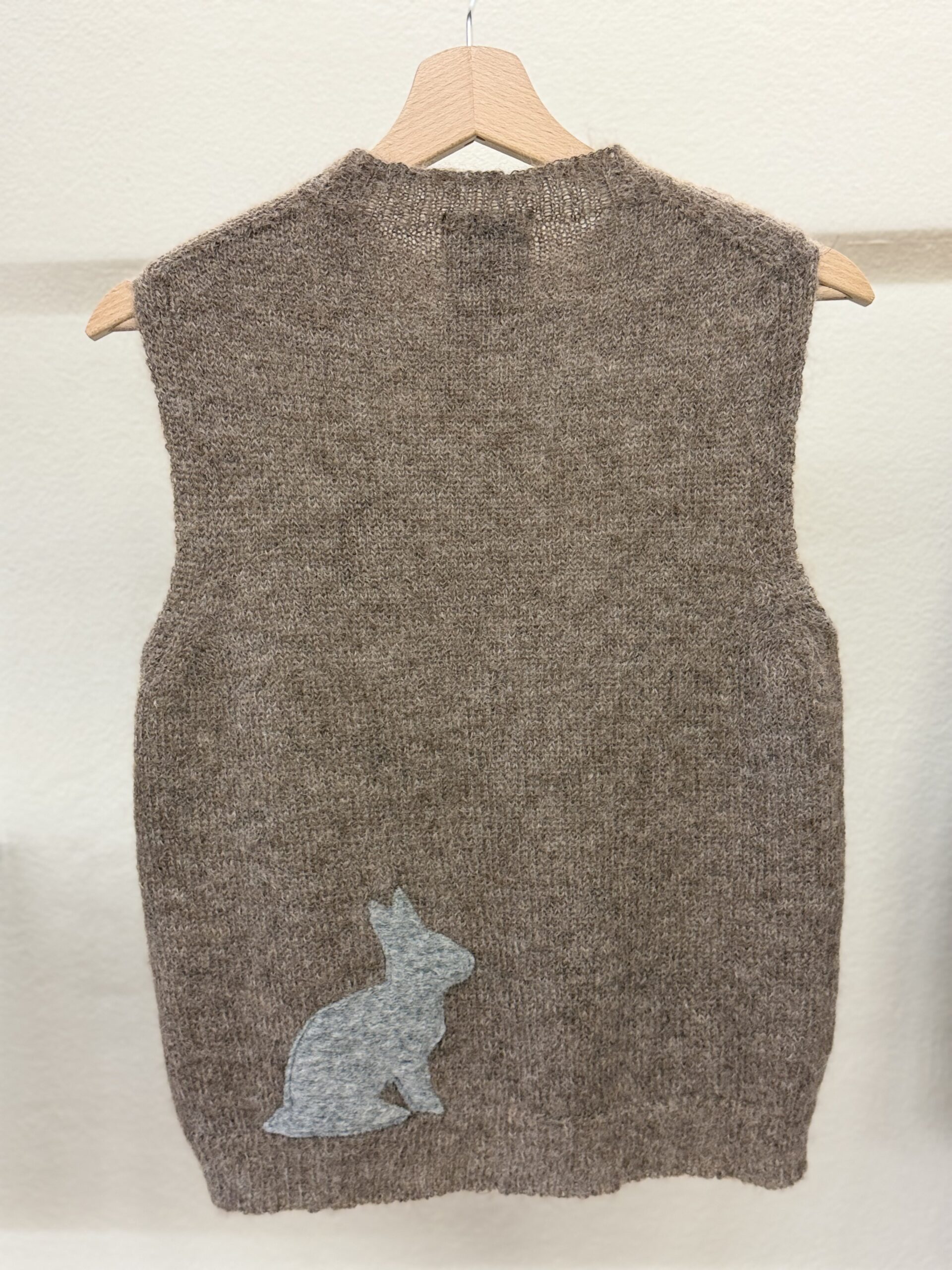 Gilet cloudy nocciola conigli - immagine 2