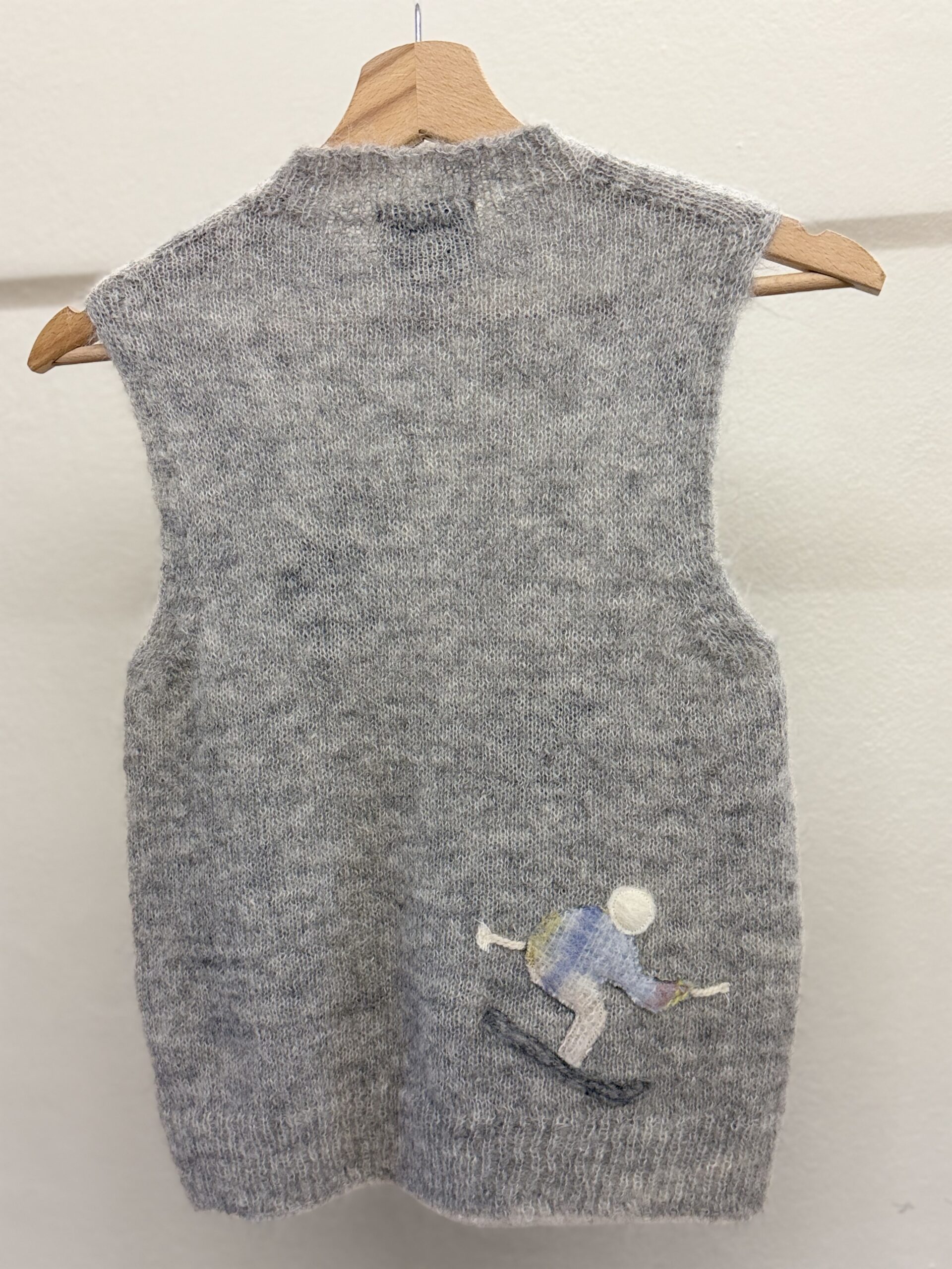 Gilet cloudy grigio funivia rosa - immagine 2