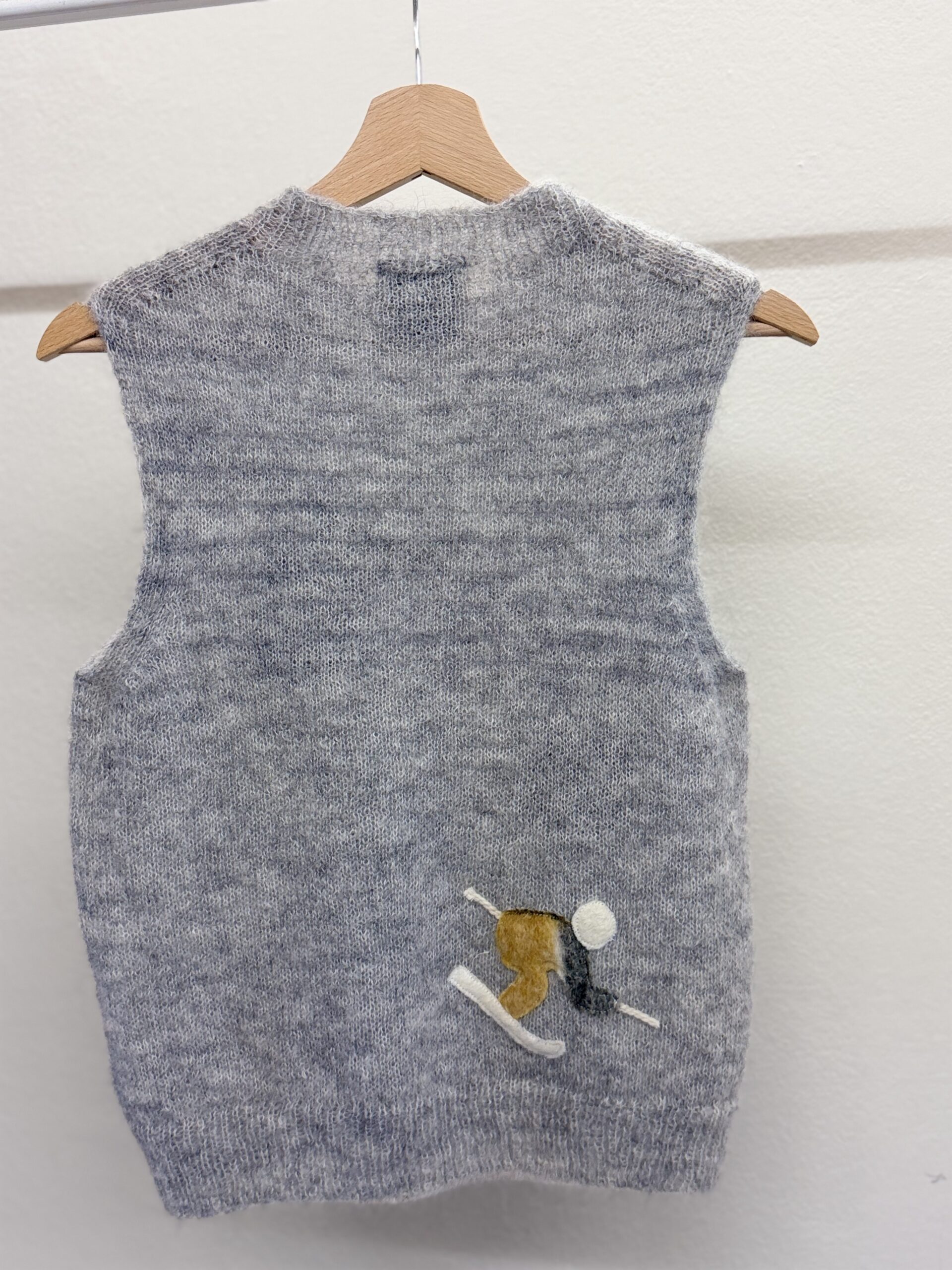 Gilet cloudy grigio funivia gialla - immagine 2