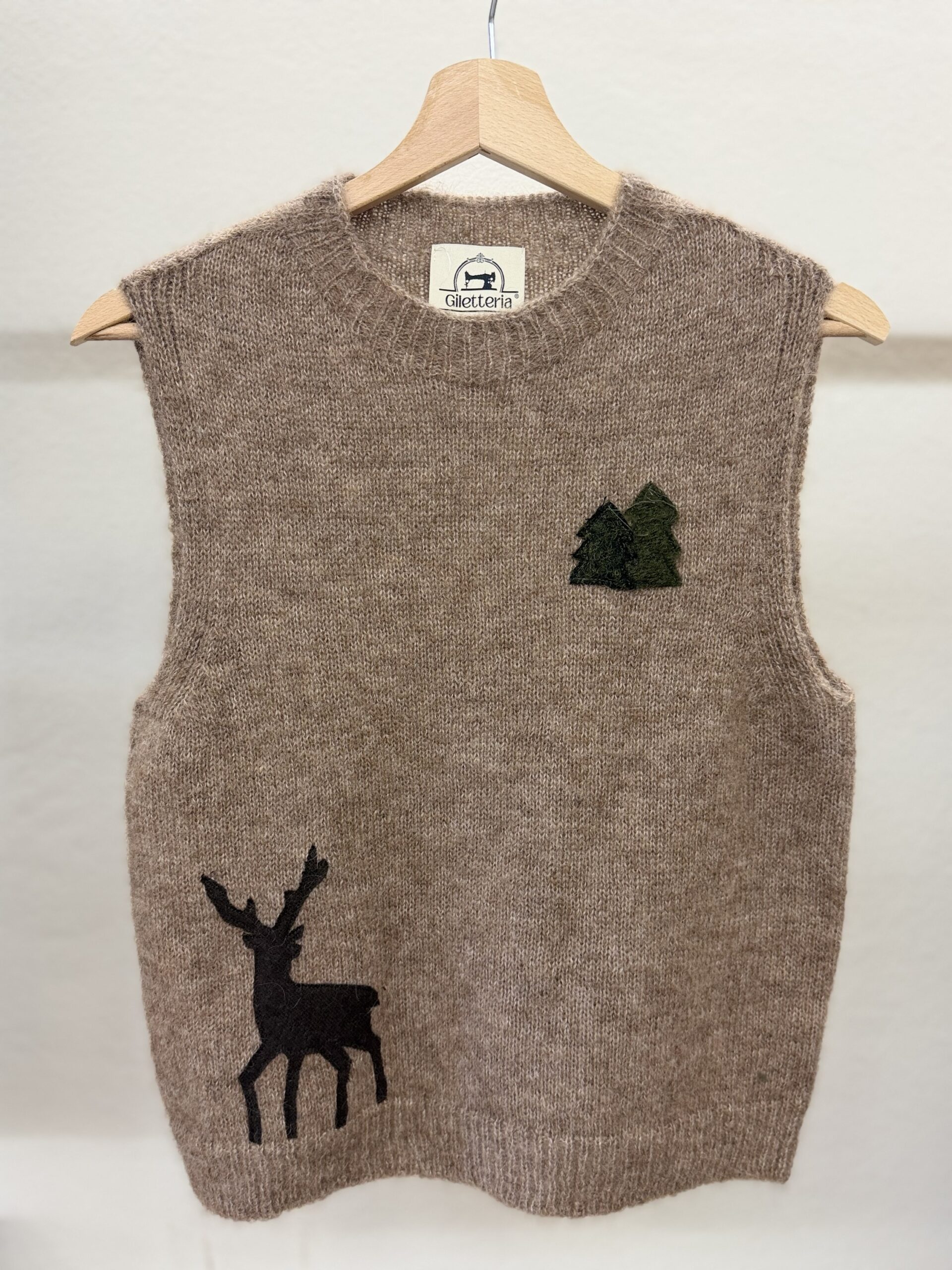 Gilet cloudy nocciola cervo