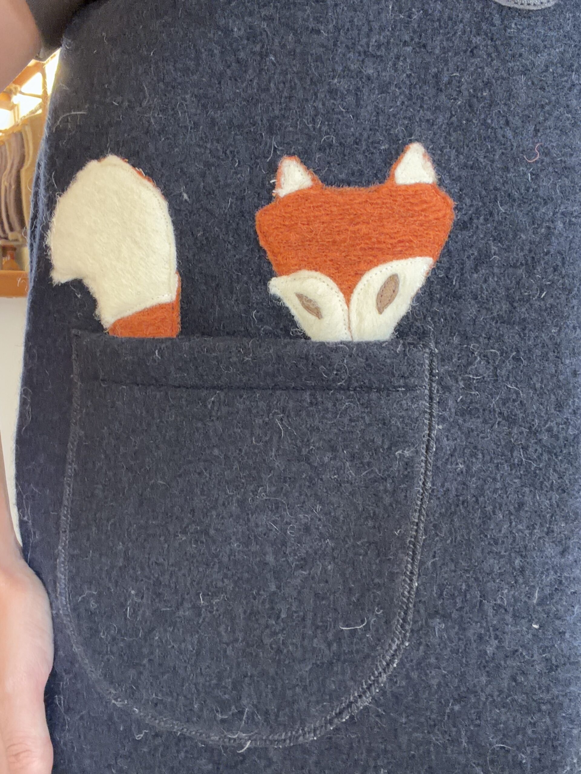 Gilet cozy blu volpe - immagine 2